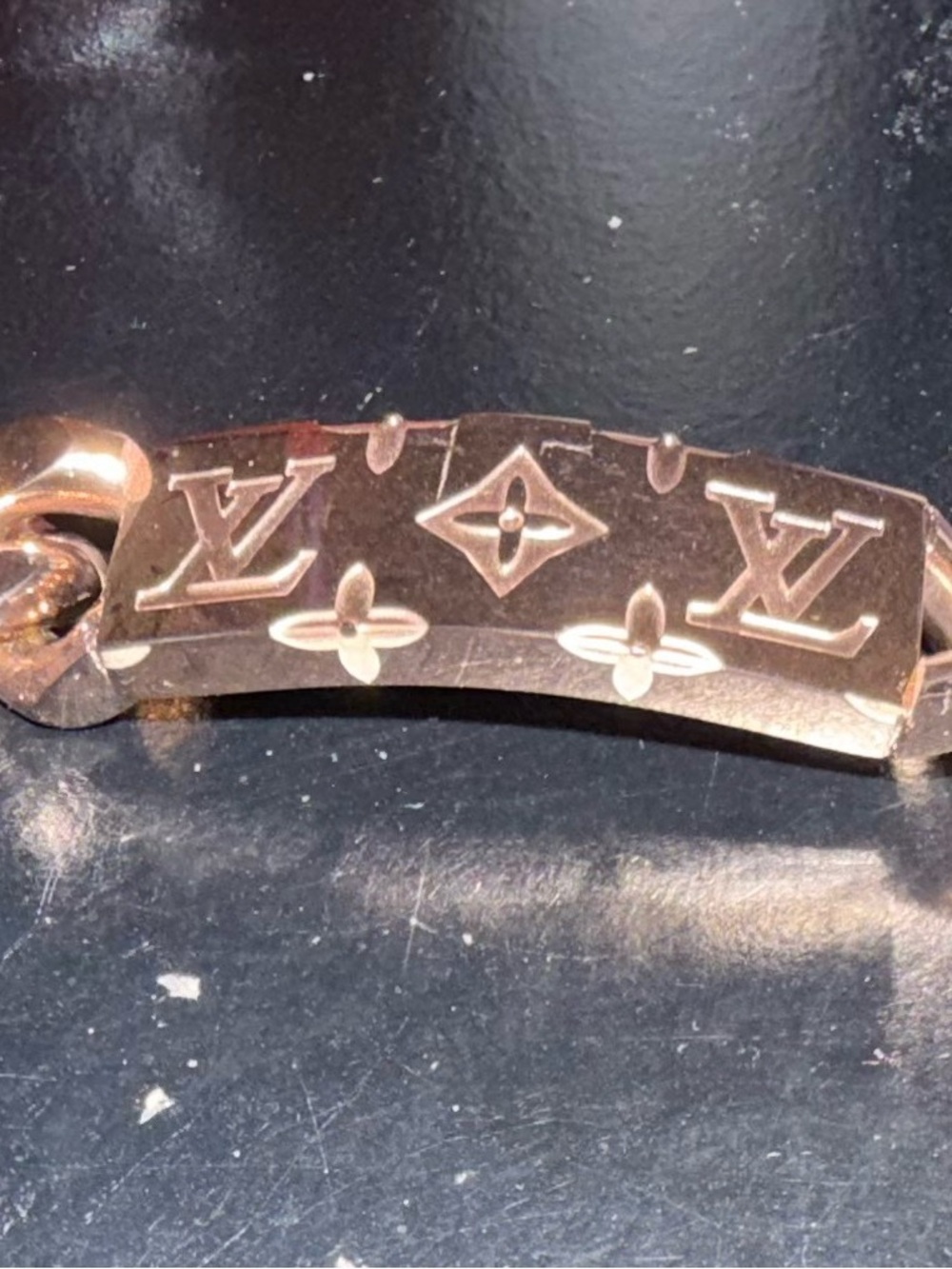 New 🔥LV Men’s Rose Gold Chain Link Band